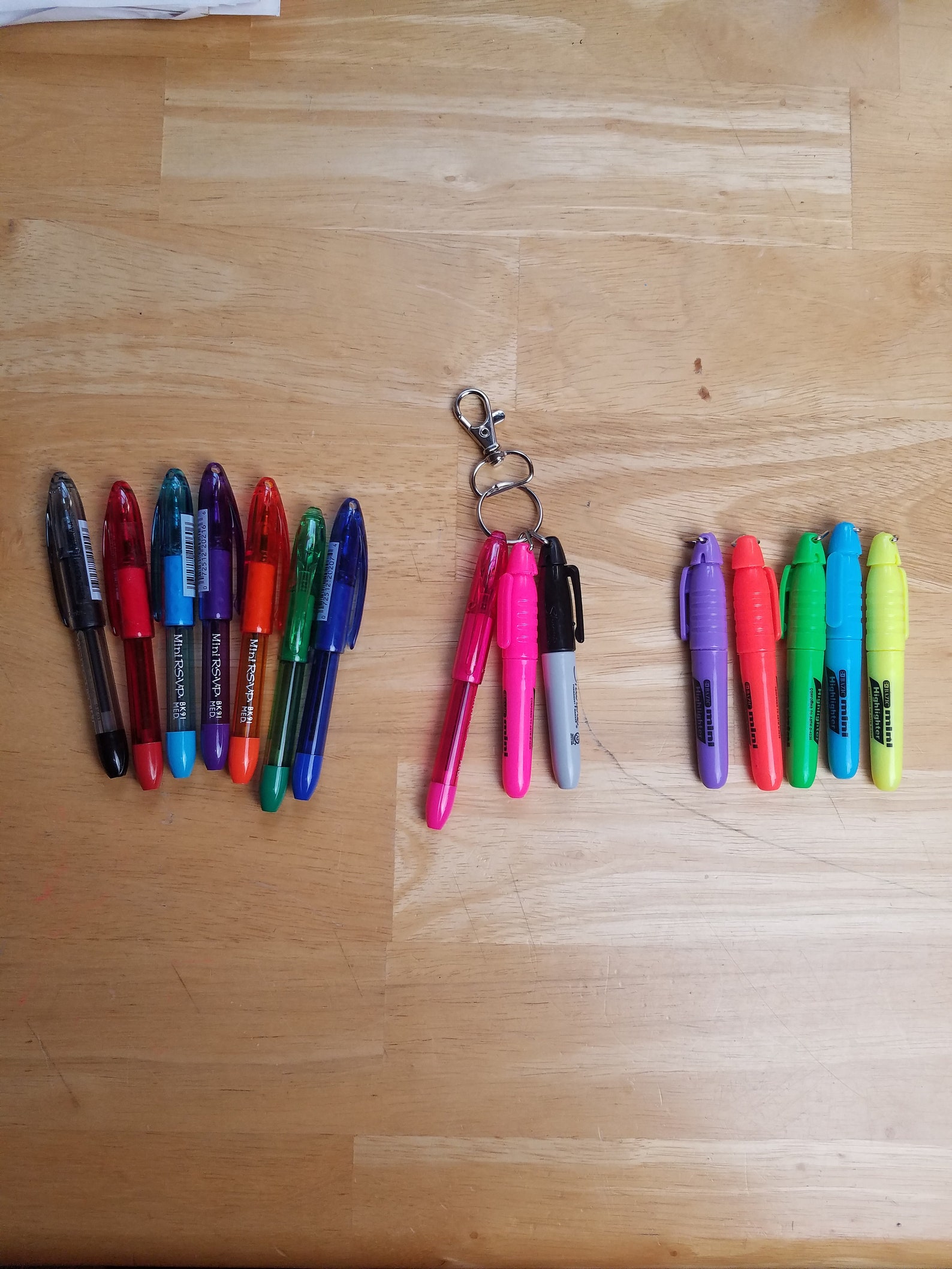 Mini Sharpie Mini Highlighter & Mini Pen for Badge Reels Etsy