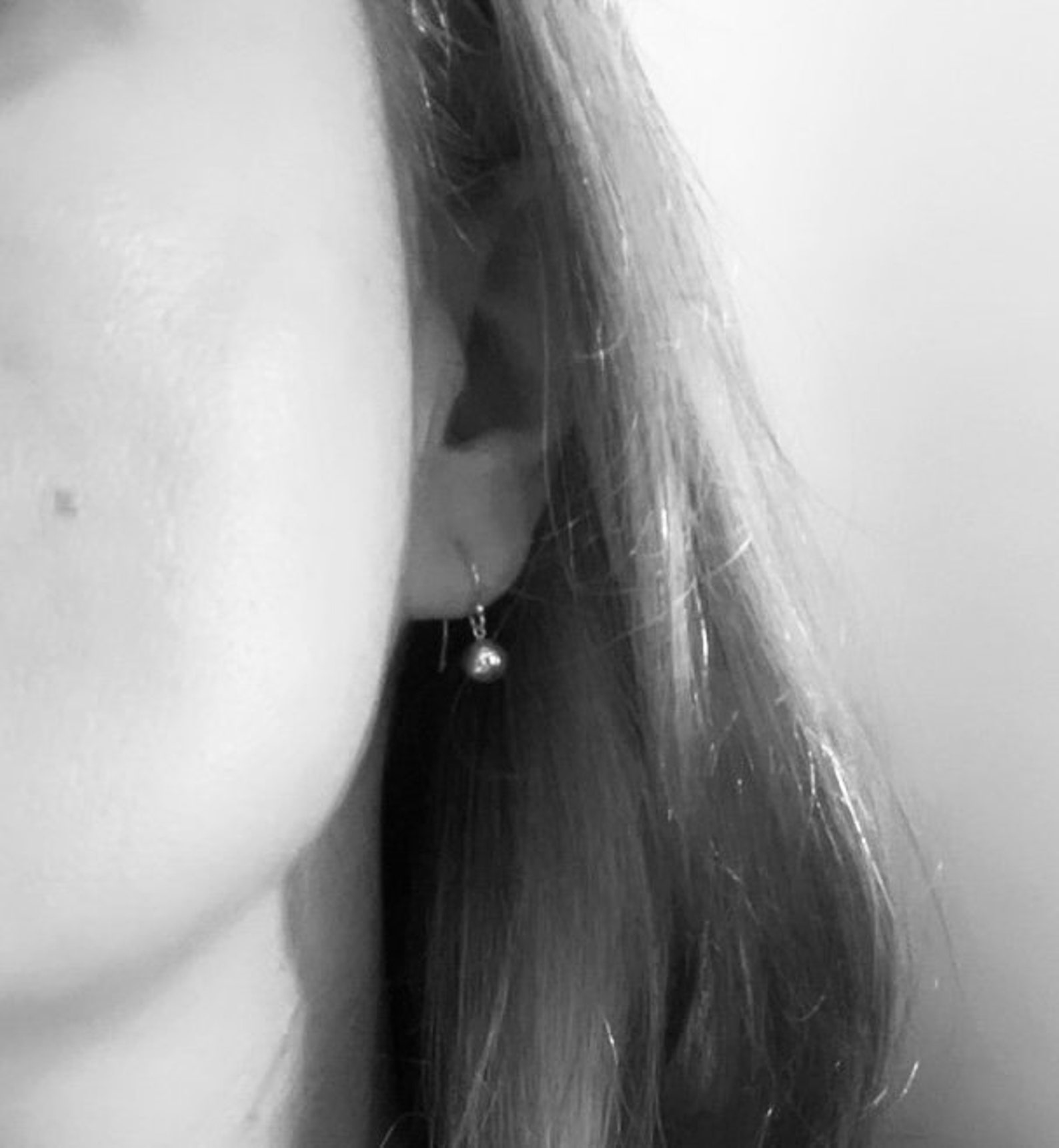 Gold Ball Earrings Dainty Gold Bauble Earrings Minimal Etsy UK