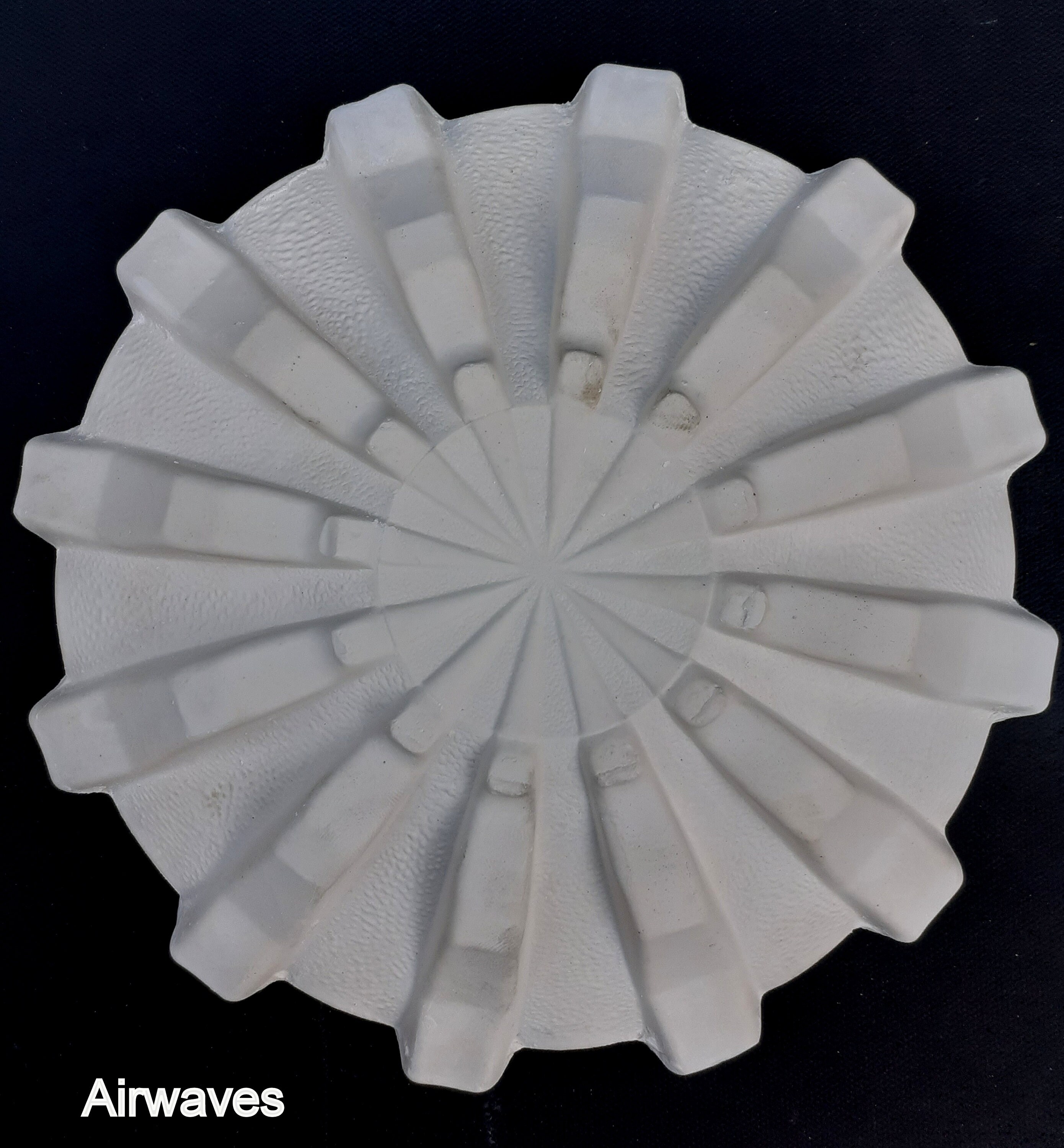 Art Deco Small Dome Plaster Ceiling Rose Etsy UK