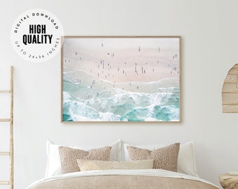 Luchtfoto strandafdruk: Sunshine Coast Photography (digitale download)