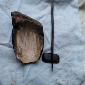 Chahe. Tea scoop made of walnut for a tea ceremony.  Tea set.