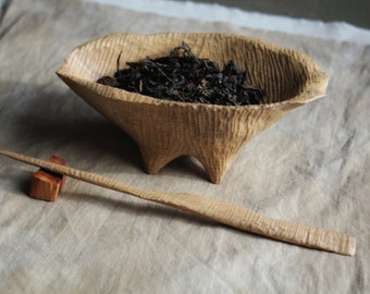 Tea scoop. A chahe made for a tea ceremony.