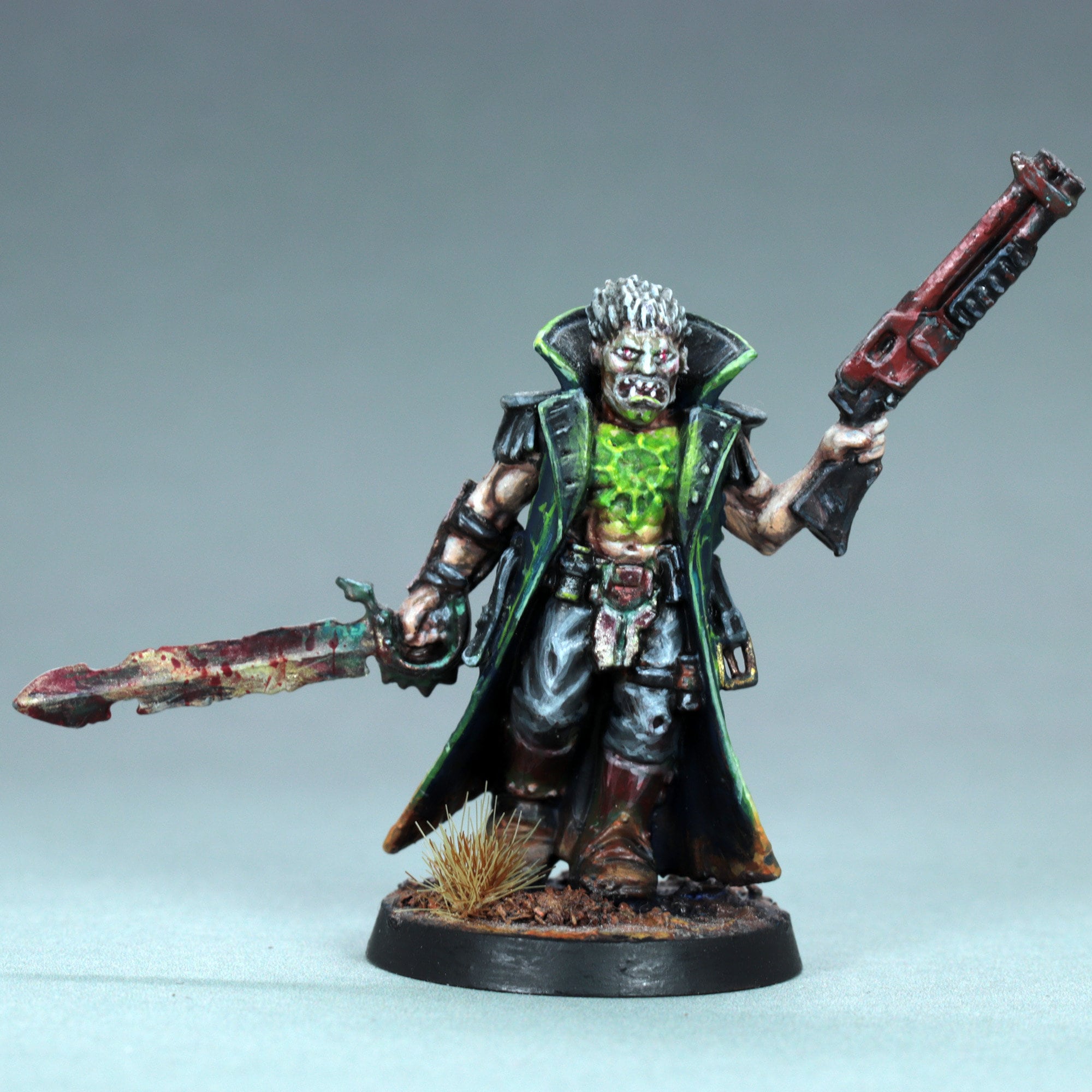ウォーハンマー 40,000 デスガードペイント済みミニチュア 塗装済みカオス カルティスト ミニチュア、カオス カルティスト