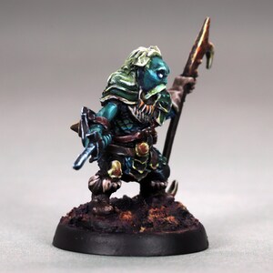 Painted Derro Captain Miniature, Painted Dnd Dwarf Miniature, Painted ...