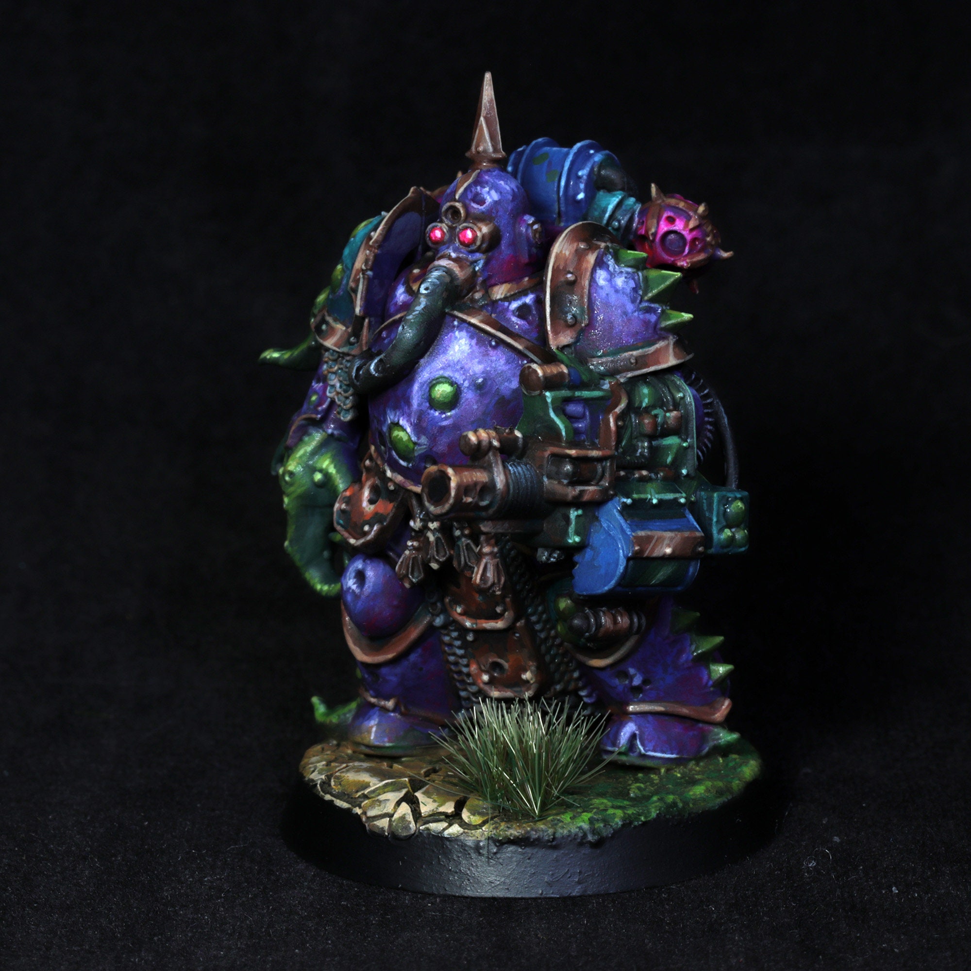 塗装済みデスガードマリーンミニチュア、塗装済みナーグルマリーン