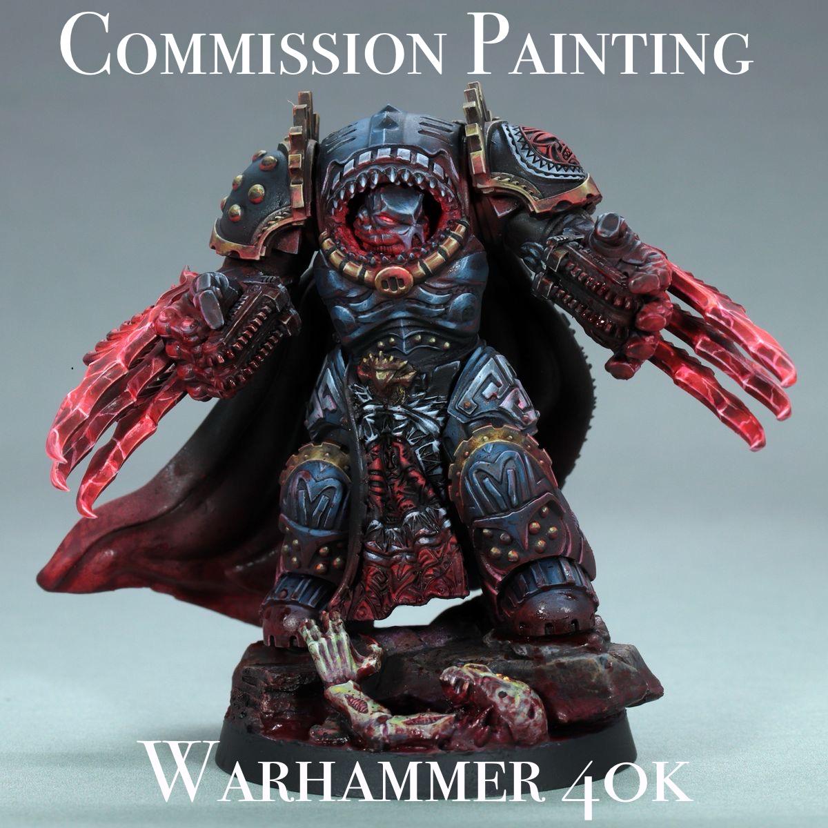 Warhammer 40k ミニチュア ペイント サービスの委託。必ずお読み