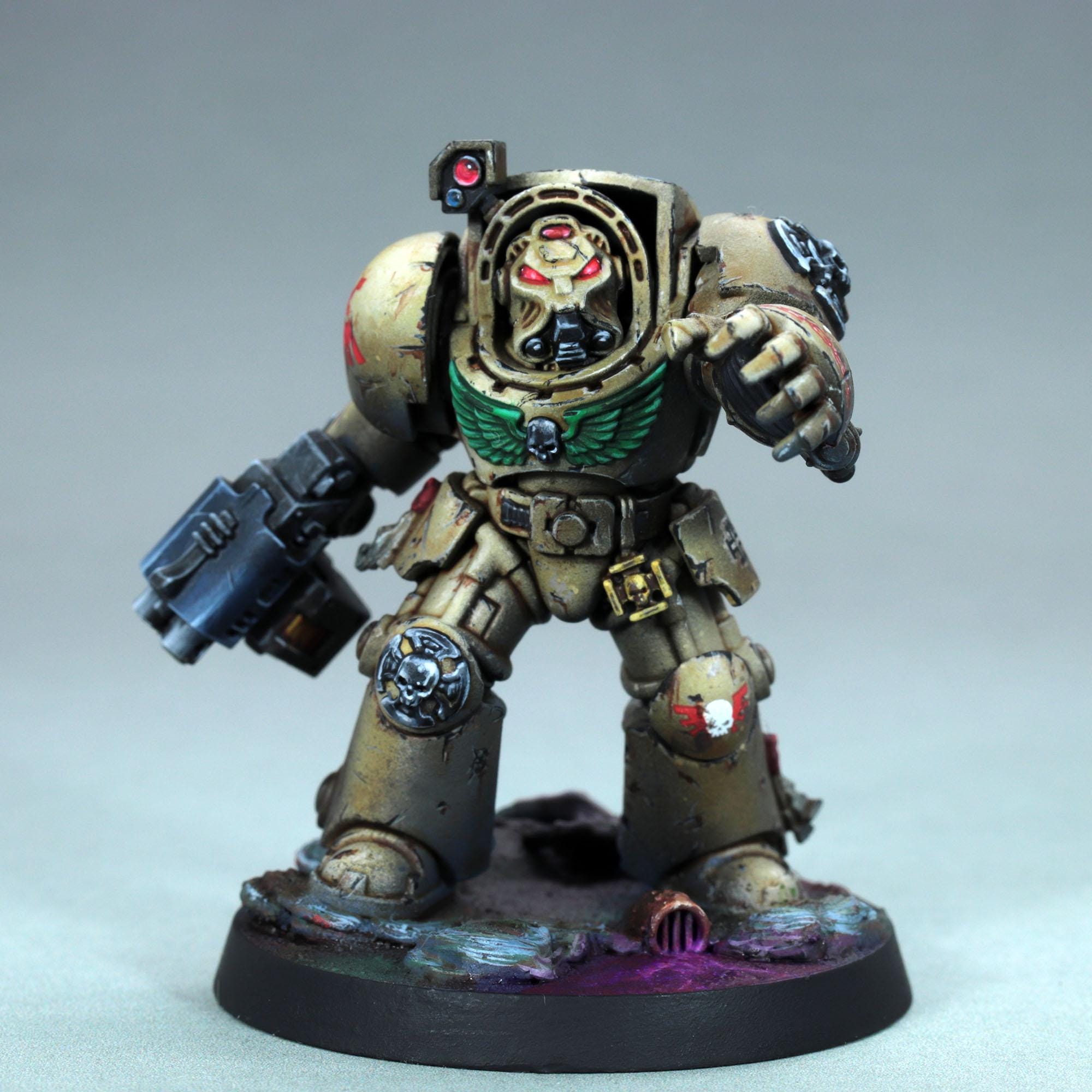 塗装済みデスウィング ターミネーター ミニチュア、塗装済みダーク