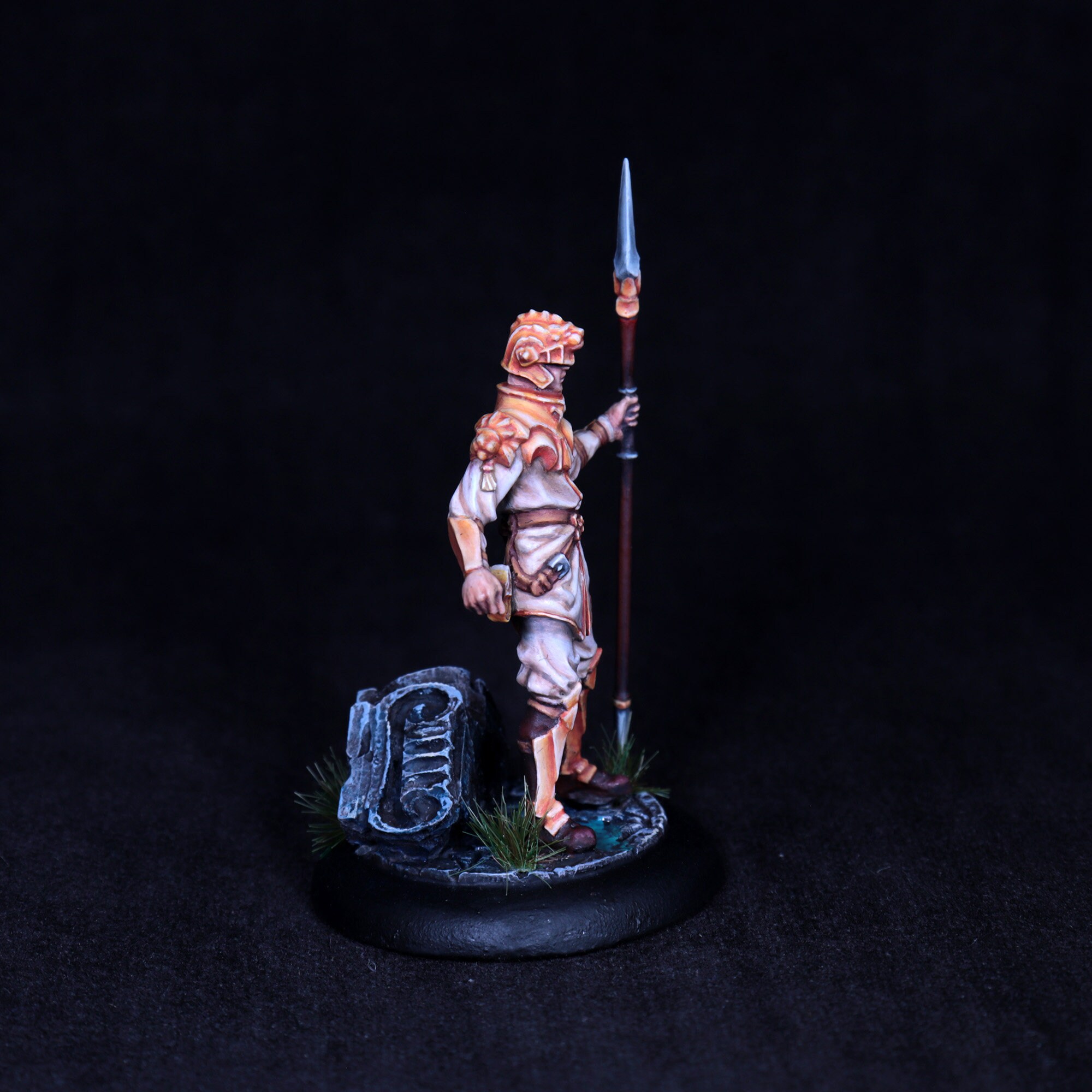 Pro Paint Paladin Miniature, Paint Spearman Miniature, Paint Lancer