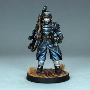Painted Death Korps of Krieg miniature, paint astra