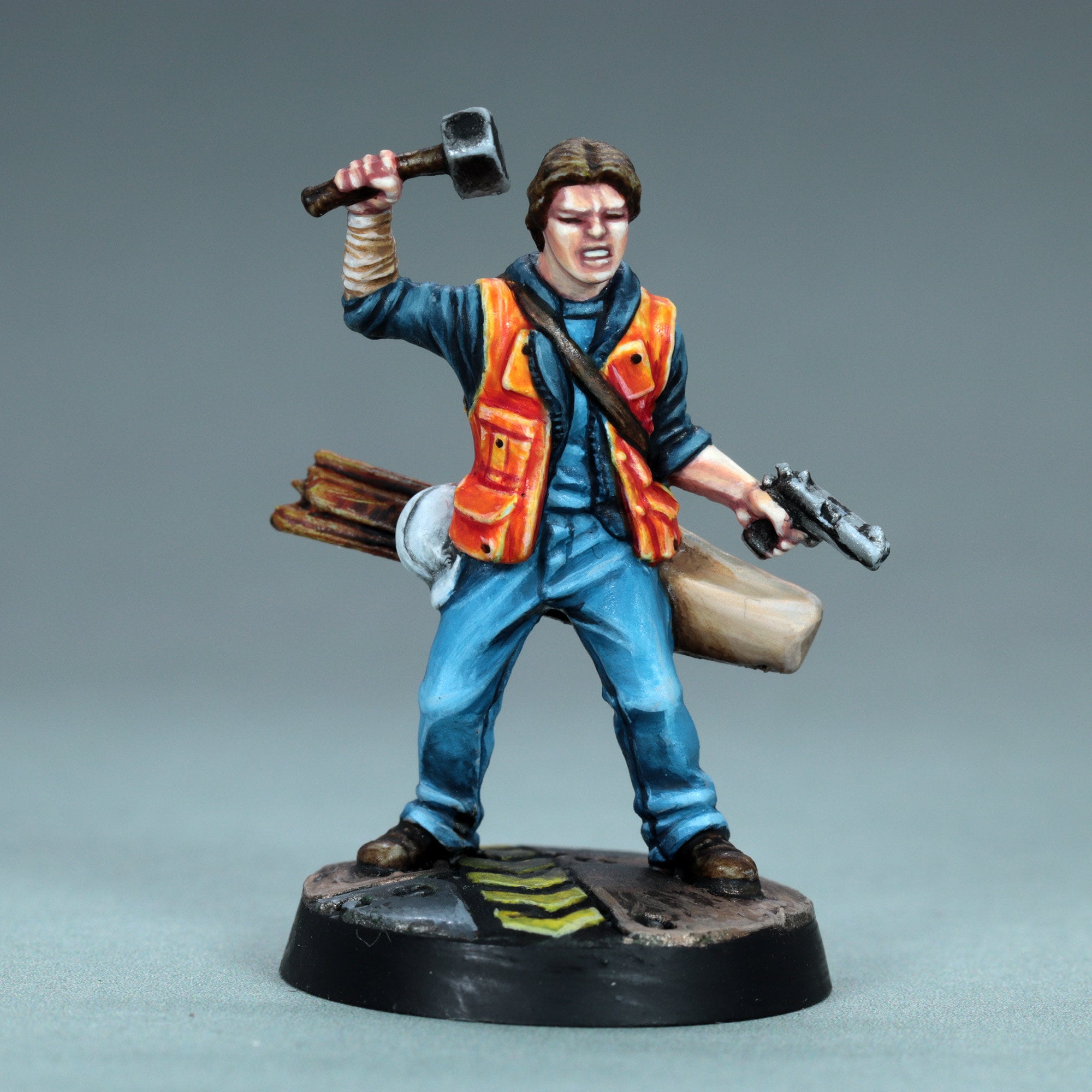 Painted Zombicide Miniature, Painted Cyberpunk Miniature, Painted