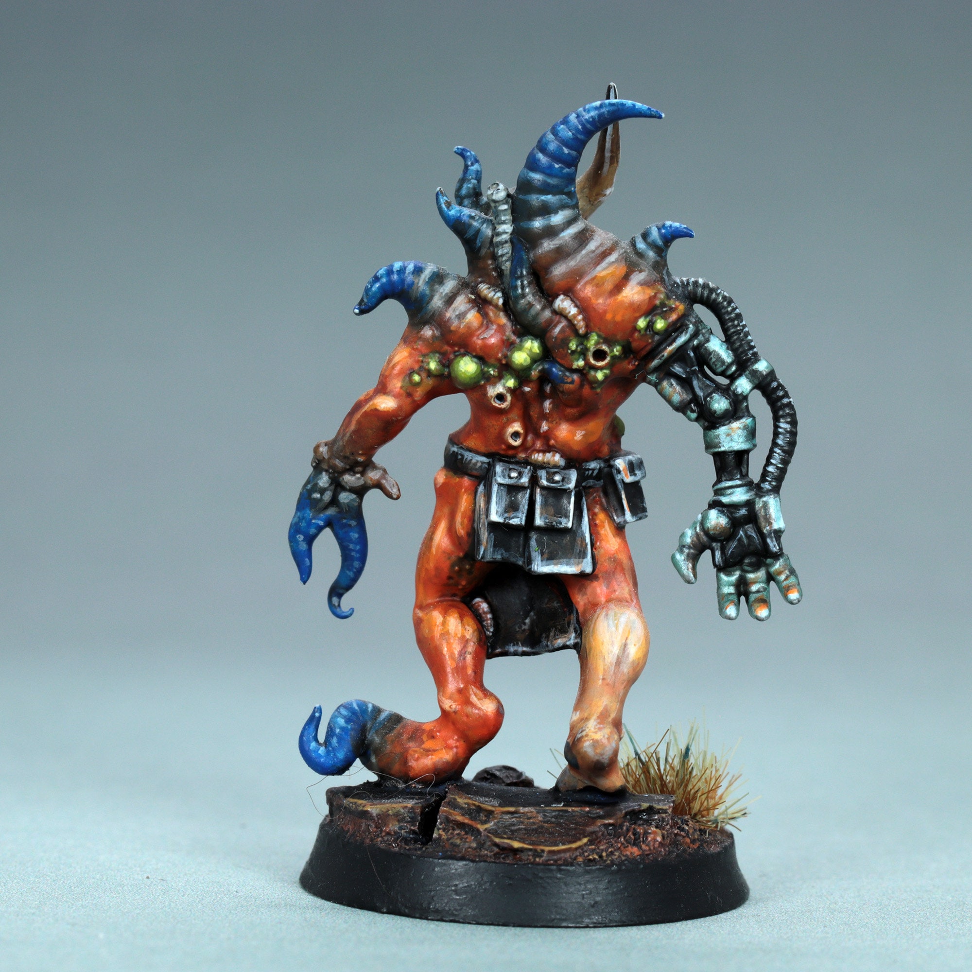 Painted Poxwalker Miniature, Painted Nurgle Poxwalker, Painted