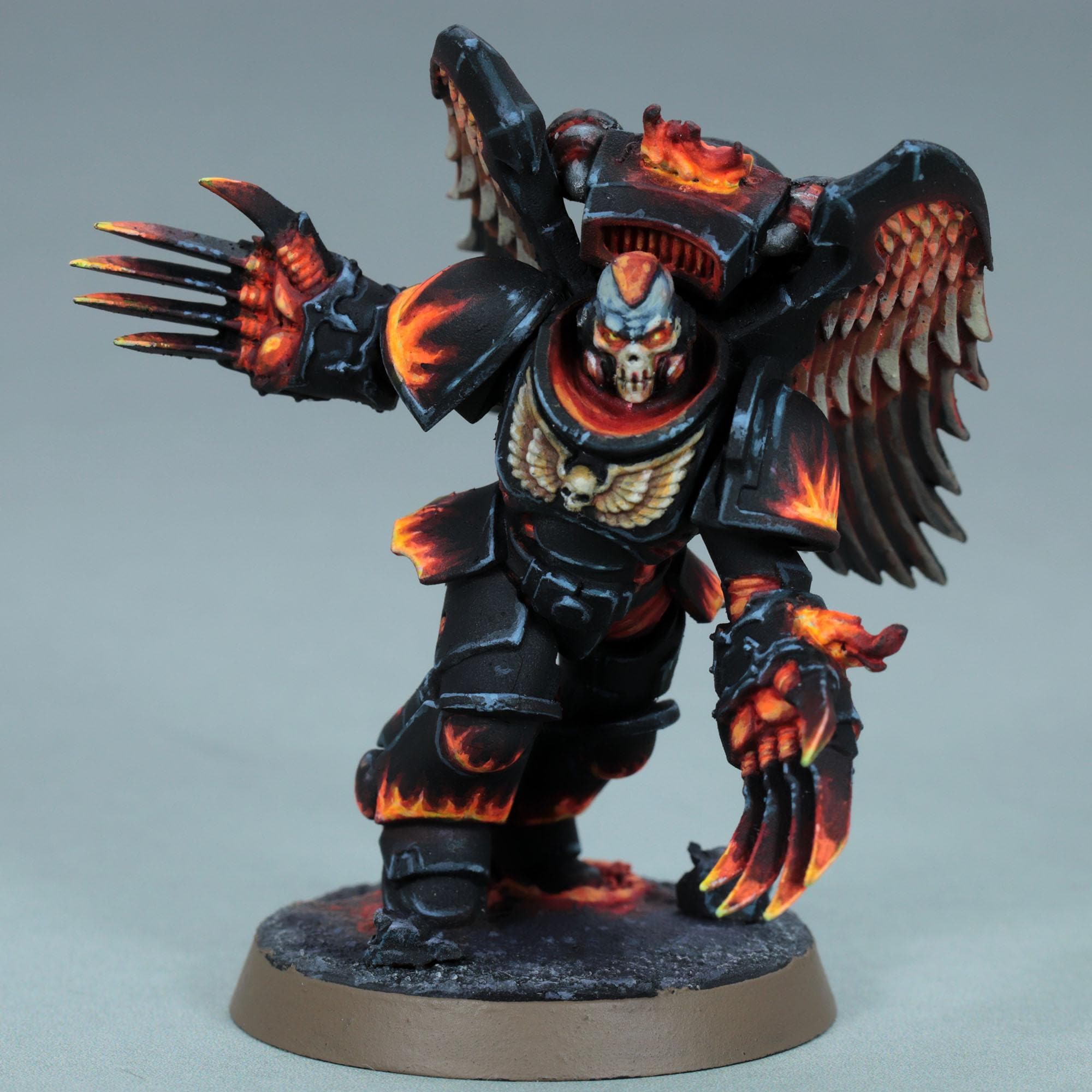 Painted Legion of the Damned Miniature, Painted Chaos Space Marine