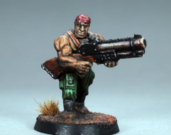 Painted Death Korps of Krieg miniature, paint astra