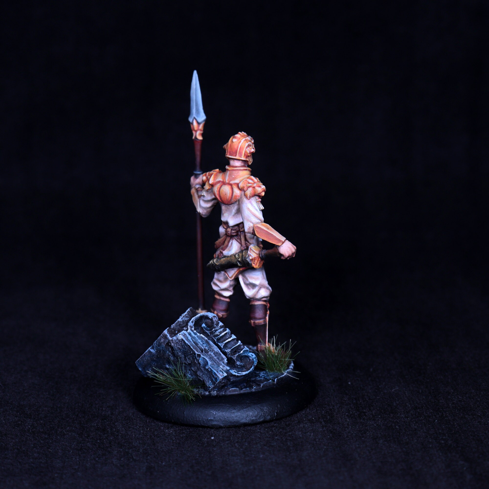 Pro Paint Paladin Miniature, Paint Spearman Miniature, Paint Lancer