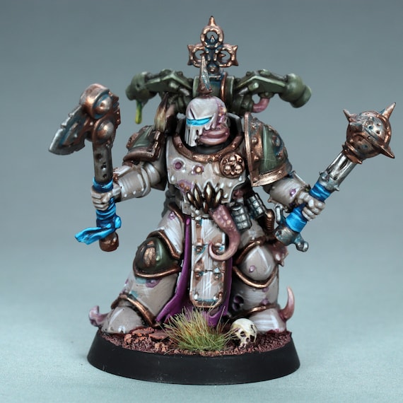 Paint Death Guard Miniature, Paint Nurgle Marine Miniature, Chaos Space  Marine,nurgle Marine,warhammer 40k Miniature,paint Marine Axe, Wh40k -   Norway