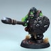Painted Derro Captain Miniature, Painted Dnd Dwarf Miniature, Painted ...