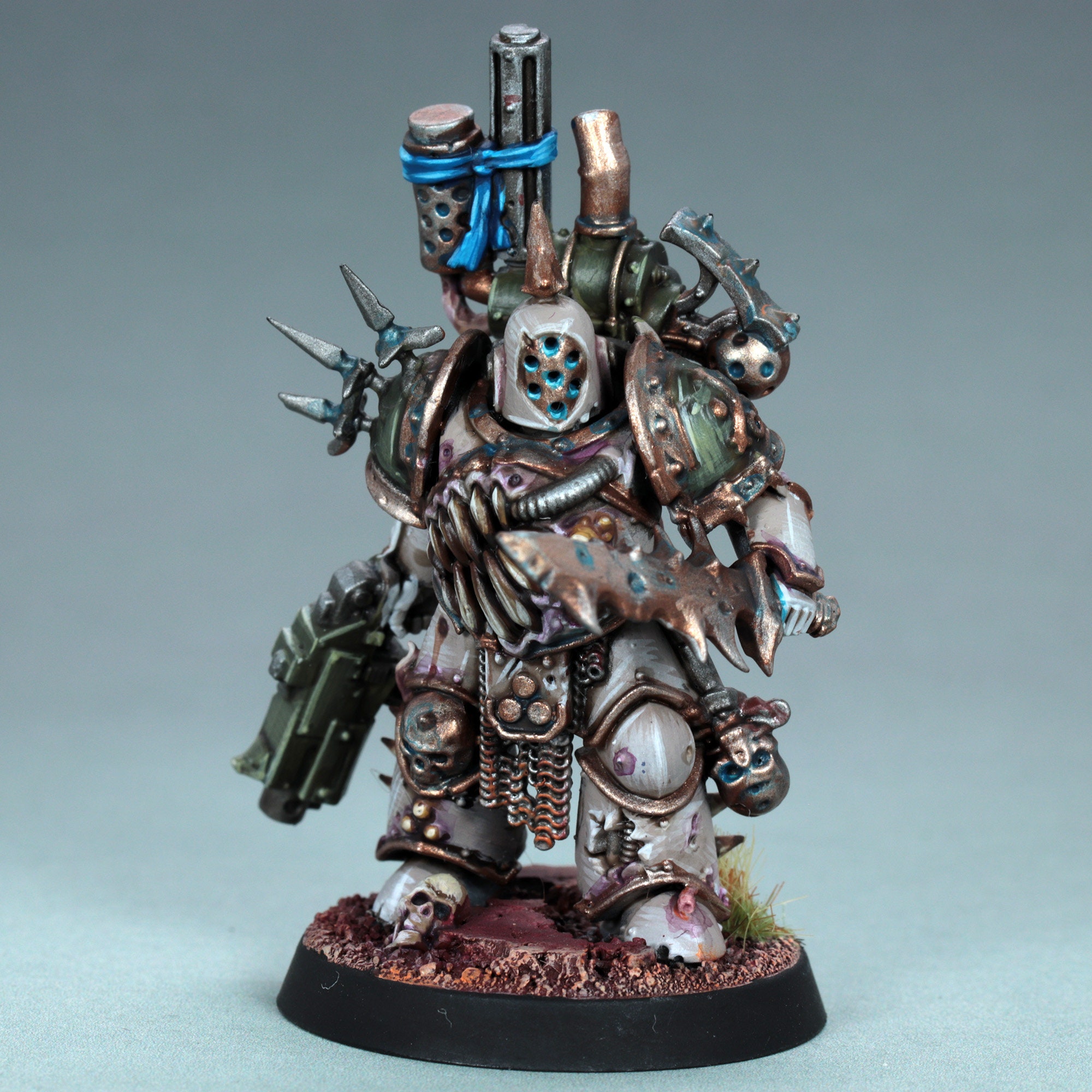 Warhammer 40K Chaos Space Marine DEATH GUARD BLIGHTLORD Terminator W/  Combi-bolter & Bubotic Axe -  Israel