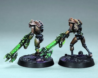 ウォーハンマー40000 ネクロン塗装済みミニチュア