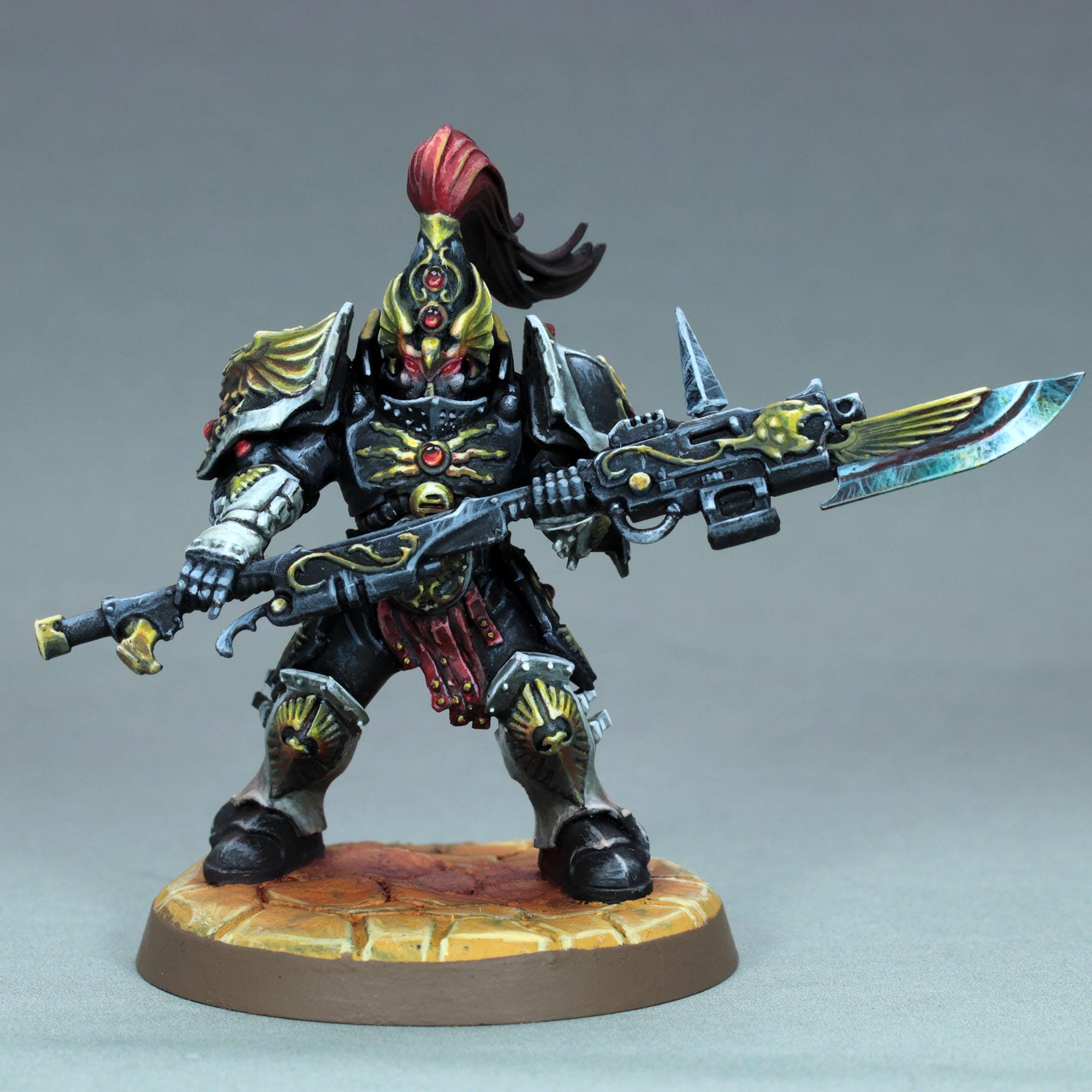 Painted Custodian Guard Miniature, Painted Adeptus Custodes