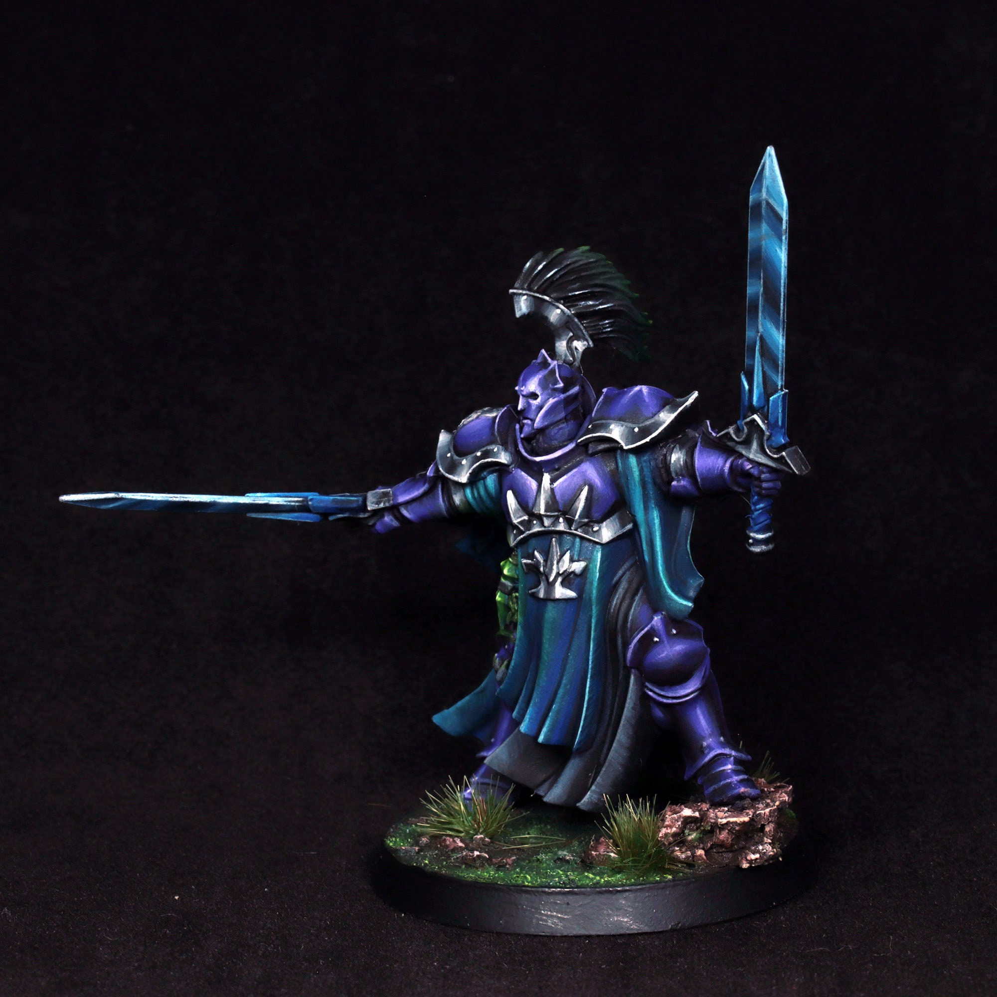 Warhammer Age Of Sigmar - Stormcast Eternal Evocator On Dracoline, Figurine Peinte Pro