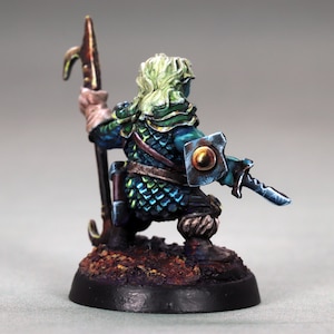 Painted Derro Captain Miniature, Painted Dnd Dwarf Miniature, Painted ...