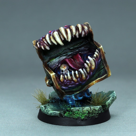 Painted Reaper Mimic Miniature, Painted Mockingbeast, Painted 
