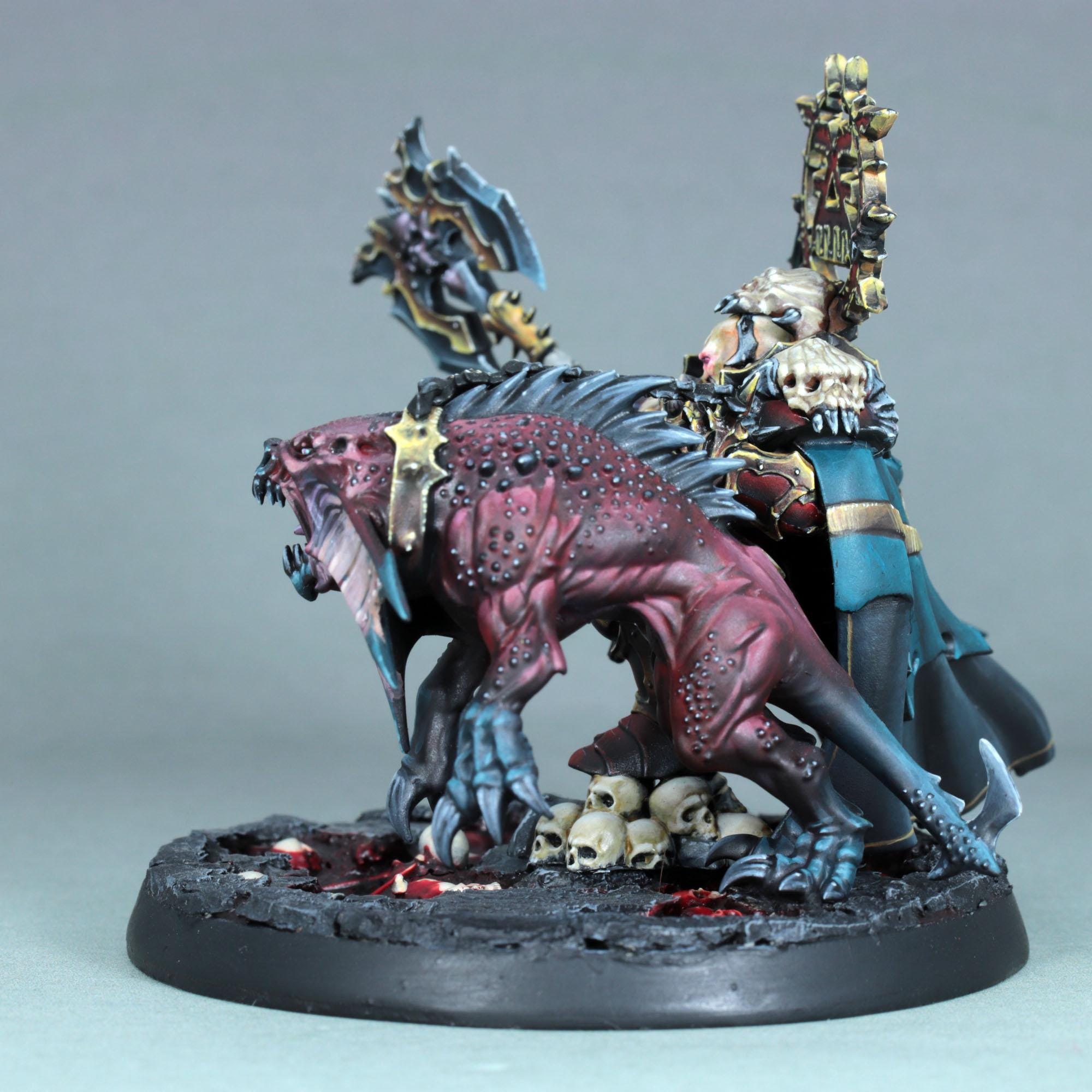 塗装済みコルゴス・クル ミニチュア、塗装済みウォーハンマー AOS