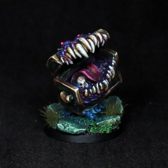 Painted Reaper Mimic Miniature, Painted Mockingbeast, Painted 