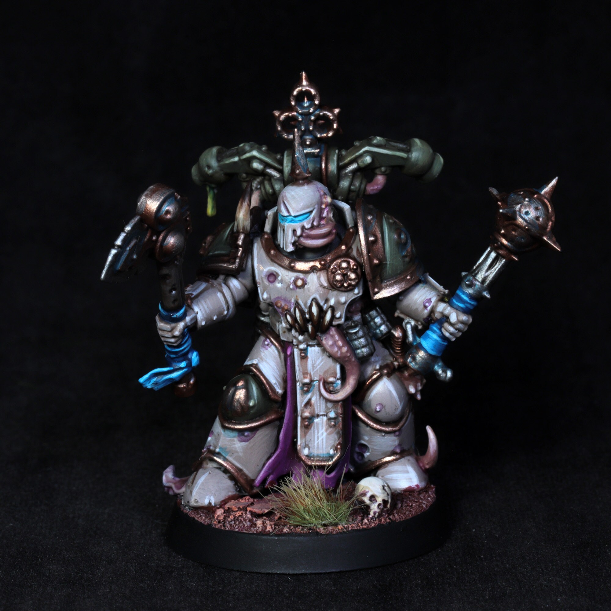 Paint Death Guard Miniature, Paint Nurgle Marine Miniature