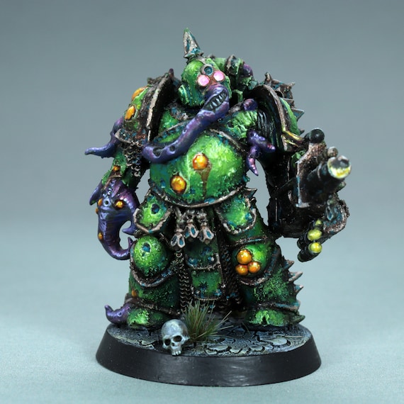 Paint Death Guard Miniature, Paint Nurgle Marine Miniature, Chaos Space  Marine,nurgle Marine,warhammer 40k Miniature,paint Marine Axe, Wh40k -   Norway