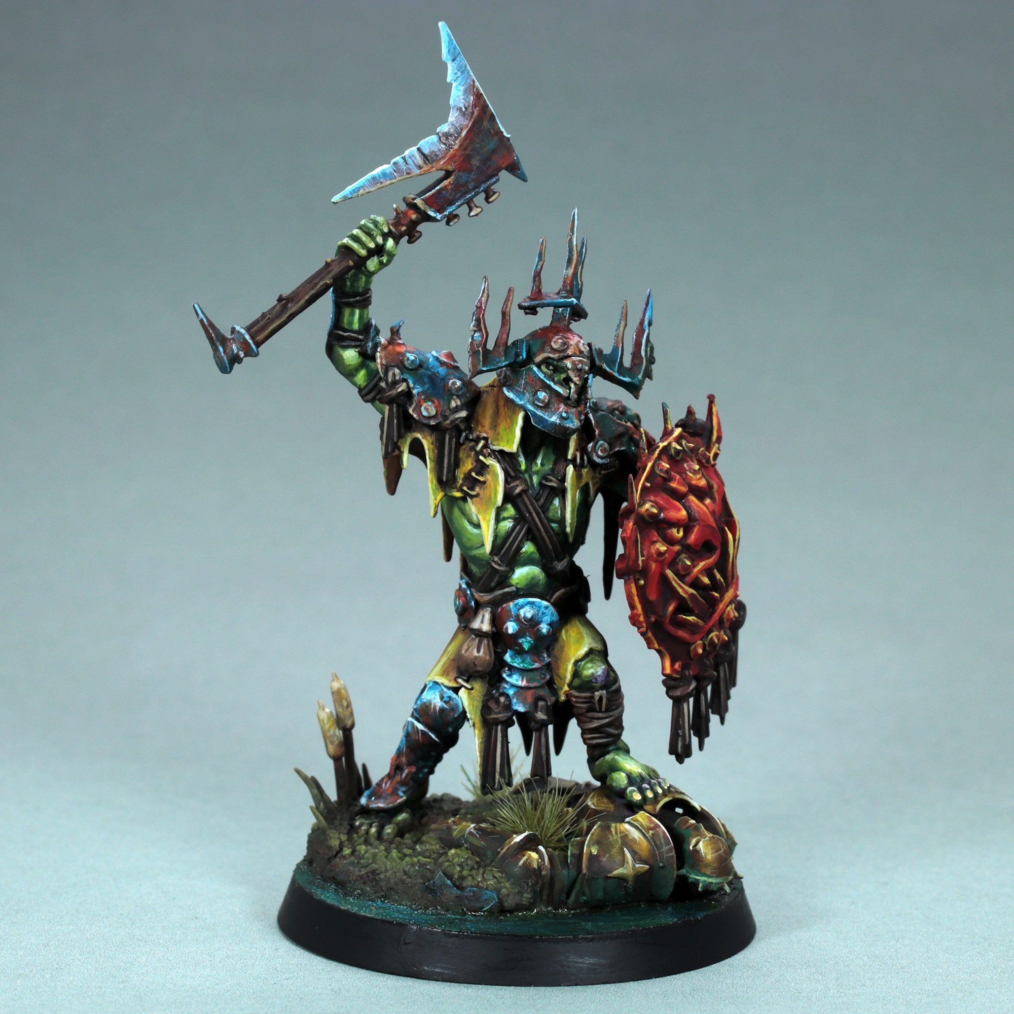 Painted Kruleboyz Killaboss,painted Warhammer Aos Miniature Orruk