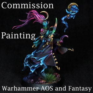 Commission Warhammer AOS Miniature Painting Service, Please ASK for COMMISSION, warhammer fantasy custom work, miniature painting studio