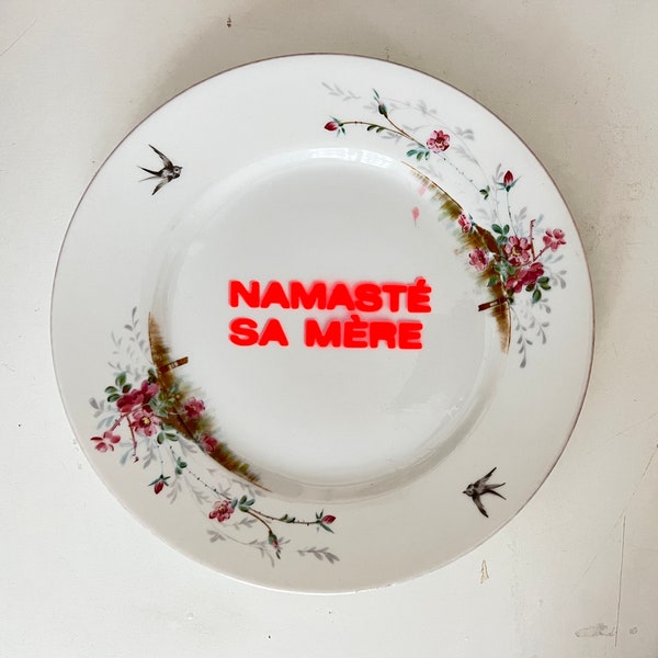 Assiette NAMASTÉ SA MÈRE