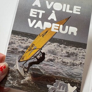 Carte découpée À VOILE ET…