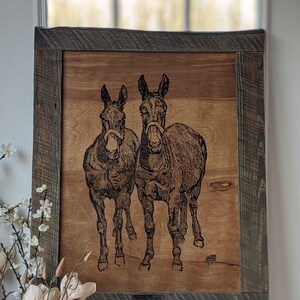 Mule Skinner Wood Burning
