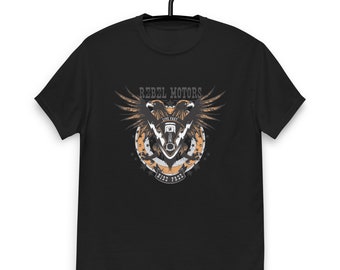 Rebel Motors, T-shirt moto classique pour hommes