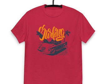 T-shirt classique pour hommes Surf