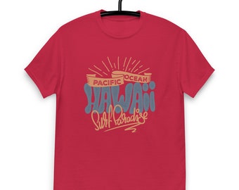 Surf classique. T-shirt classique pour hommes