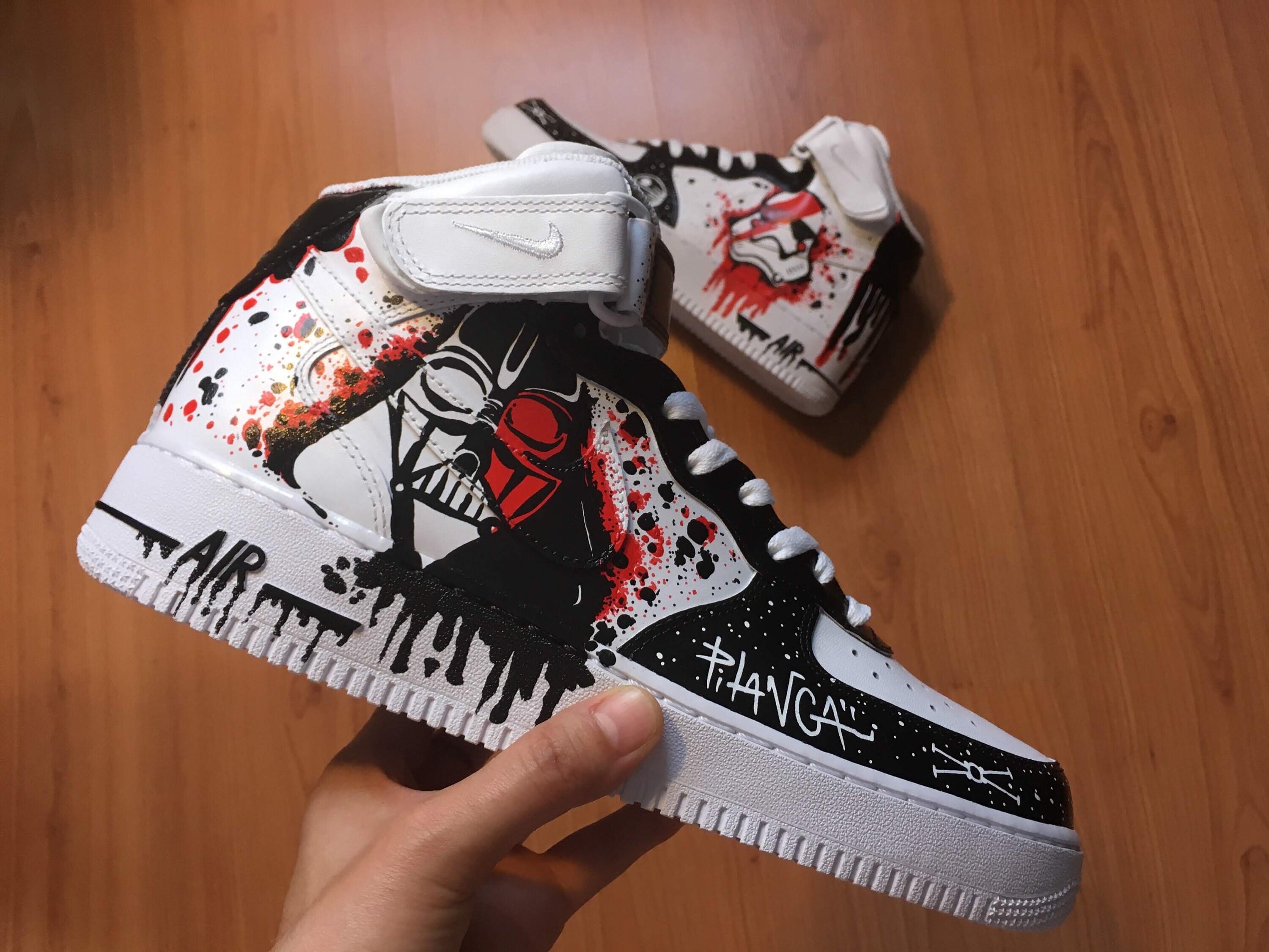 Nike Air Force Star Wars | Etsy