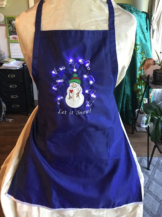 Lighted Holiday Aprons Etsy
