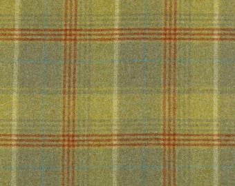 Abraham Moon Earth Blue100/% Wool Plain Upholstery FabricIn Stock