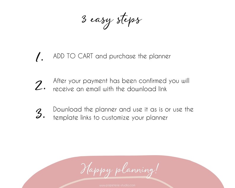 Customizable weekly meal planner and grocery list printable etsy