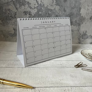 2025 A5 Tischkalender mit Mondphasen enthält GRATIS Information Karten - Mondzyklus Kalender - Mond Geschenke für Sie - Mondzyklus