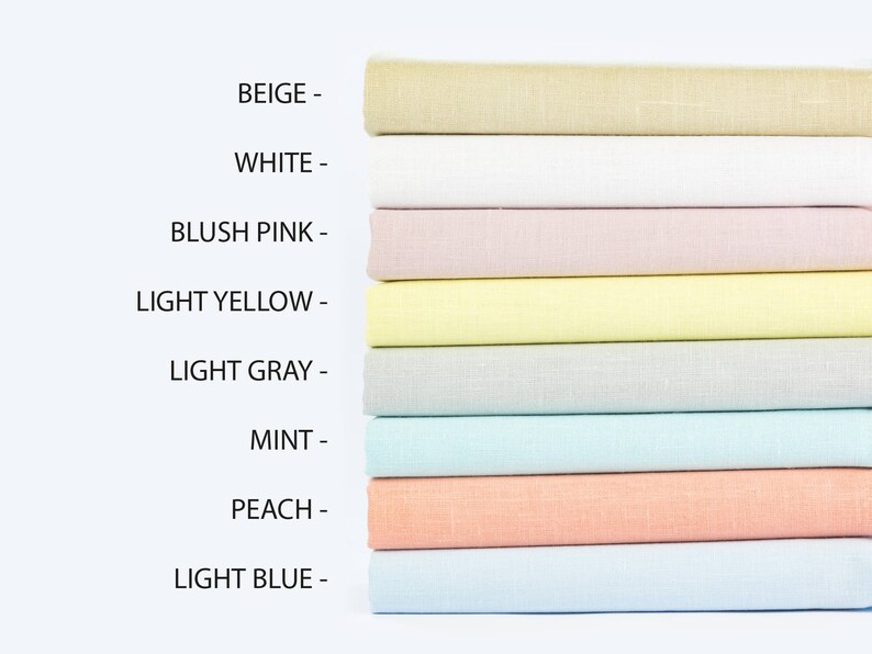 100 Linen Fabric By The Yard Metre Linen Organic Quality Etsy