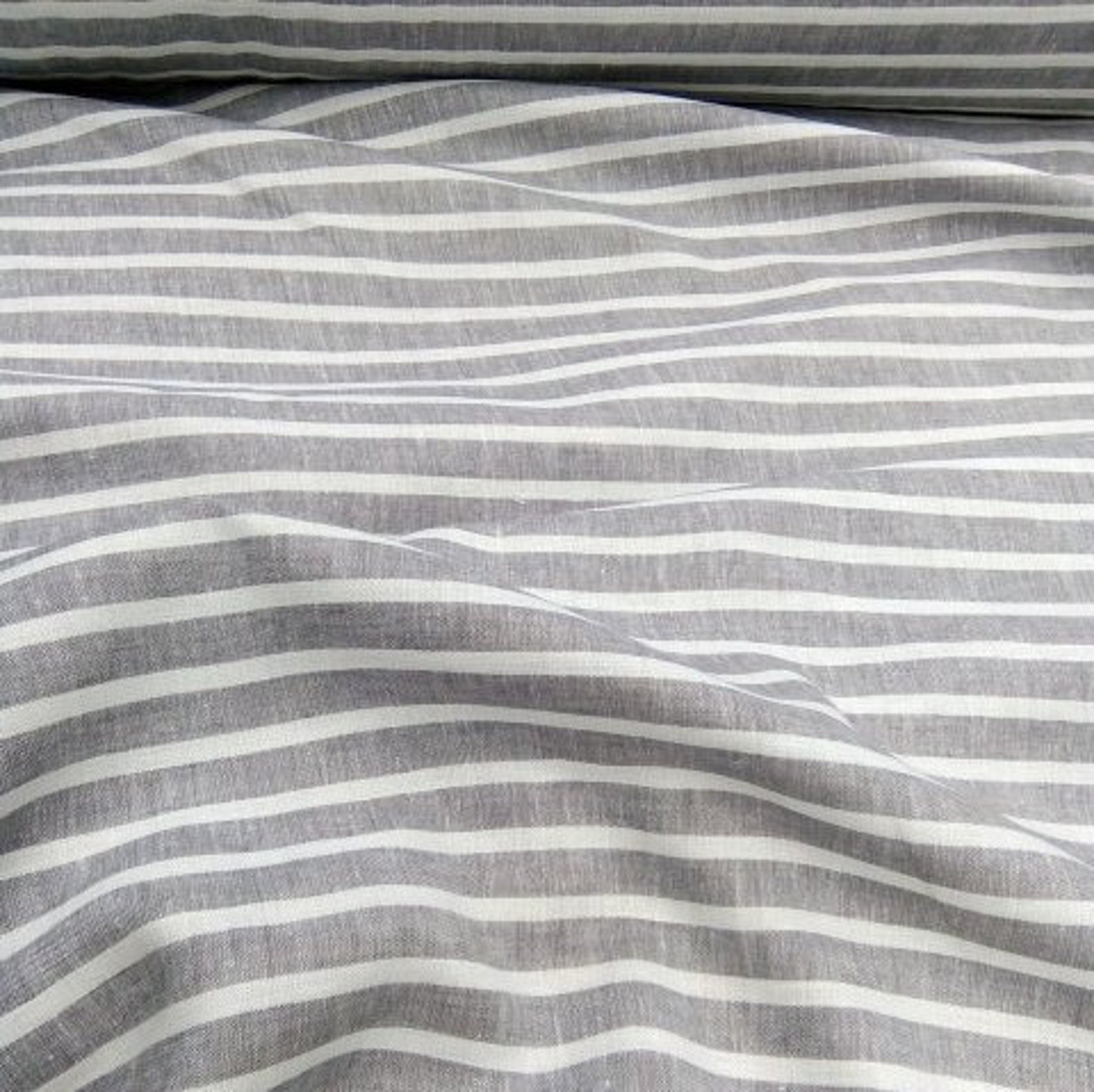 Striped linen fabric Etsy