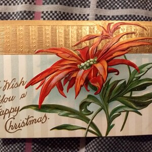Serie di cartoline di buon Natale vintage 1910 n. 1045