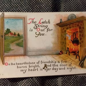 Vintage Freundschaft Postkarte Nr. 874 von 1914