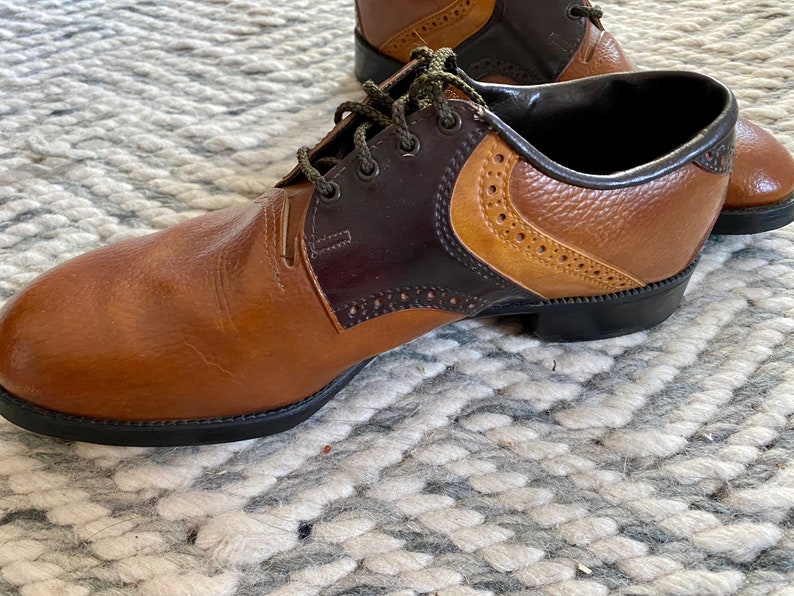 Refurbished Vintage Golf Shoes Transformed Into Oxfords Etsy