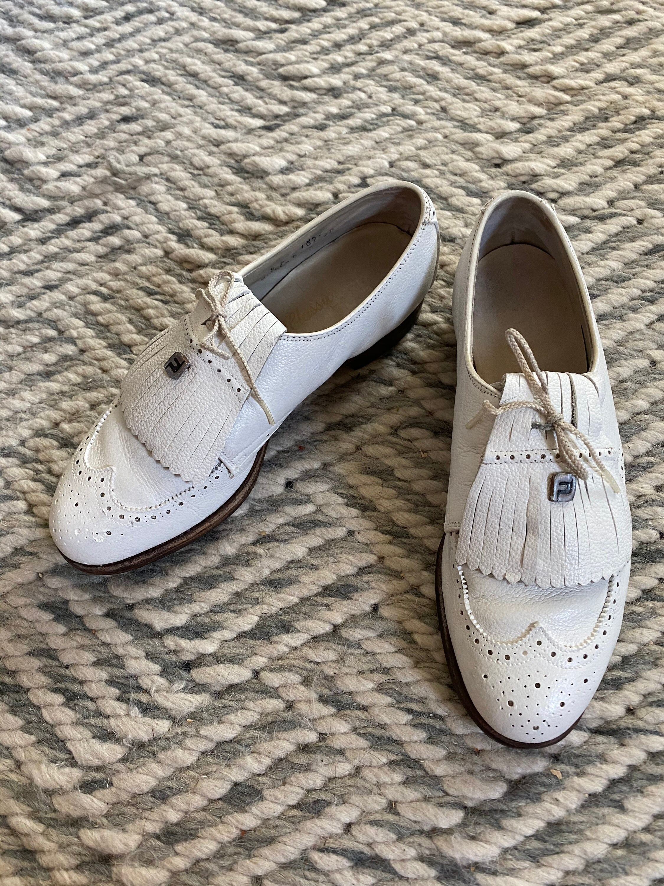 Vintage Refurbished Golf Shoes into Oxfords, women's size 8