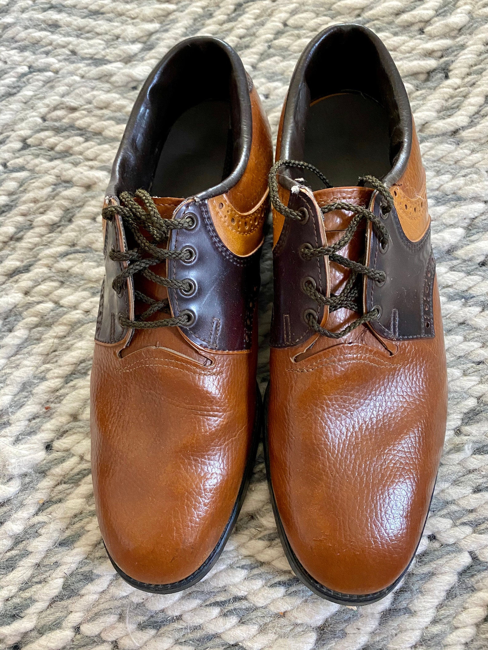 Refurbished Vintage Golf Shoes Transformed into Oxfords Etsy